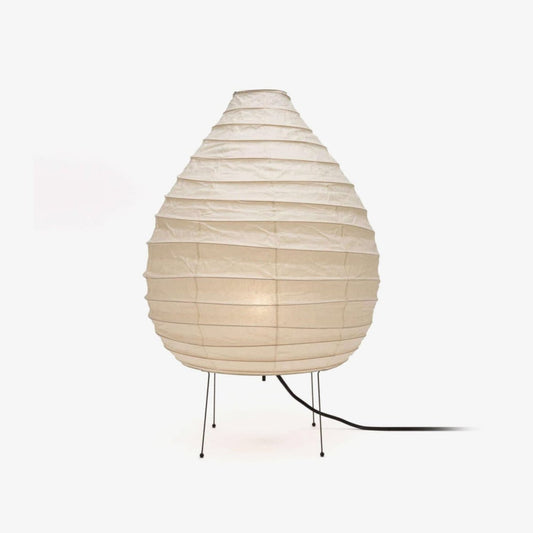 Rice Paper Lantern Table Lamp | Premium Rice Paper & Metal | 42cm Diameter