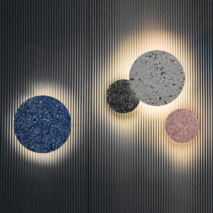 Terrazzo Wall Lamp | Recycled Stone & Ceramic | 4 Colors Available
