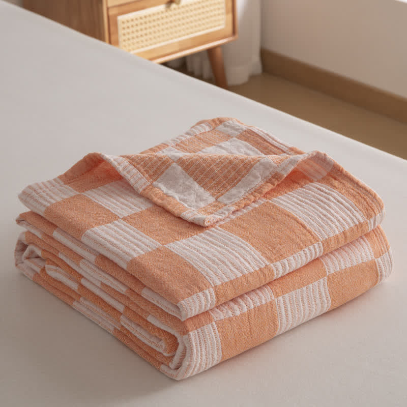 Checkerboard Quilt | 100% Organic Cotton | Full & Queen Sizes