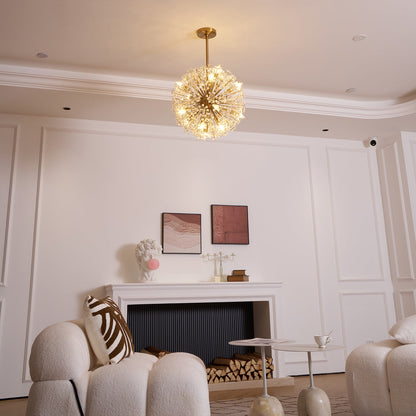 Dickinson Chandelier | Brass Frame | 13/17/21 Lights