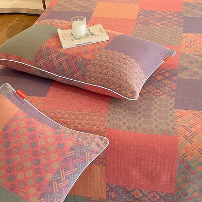 Vintage Double Layer Coverlet | 100% Organic Cotton | Twin Size
