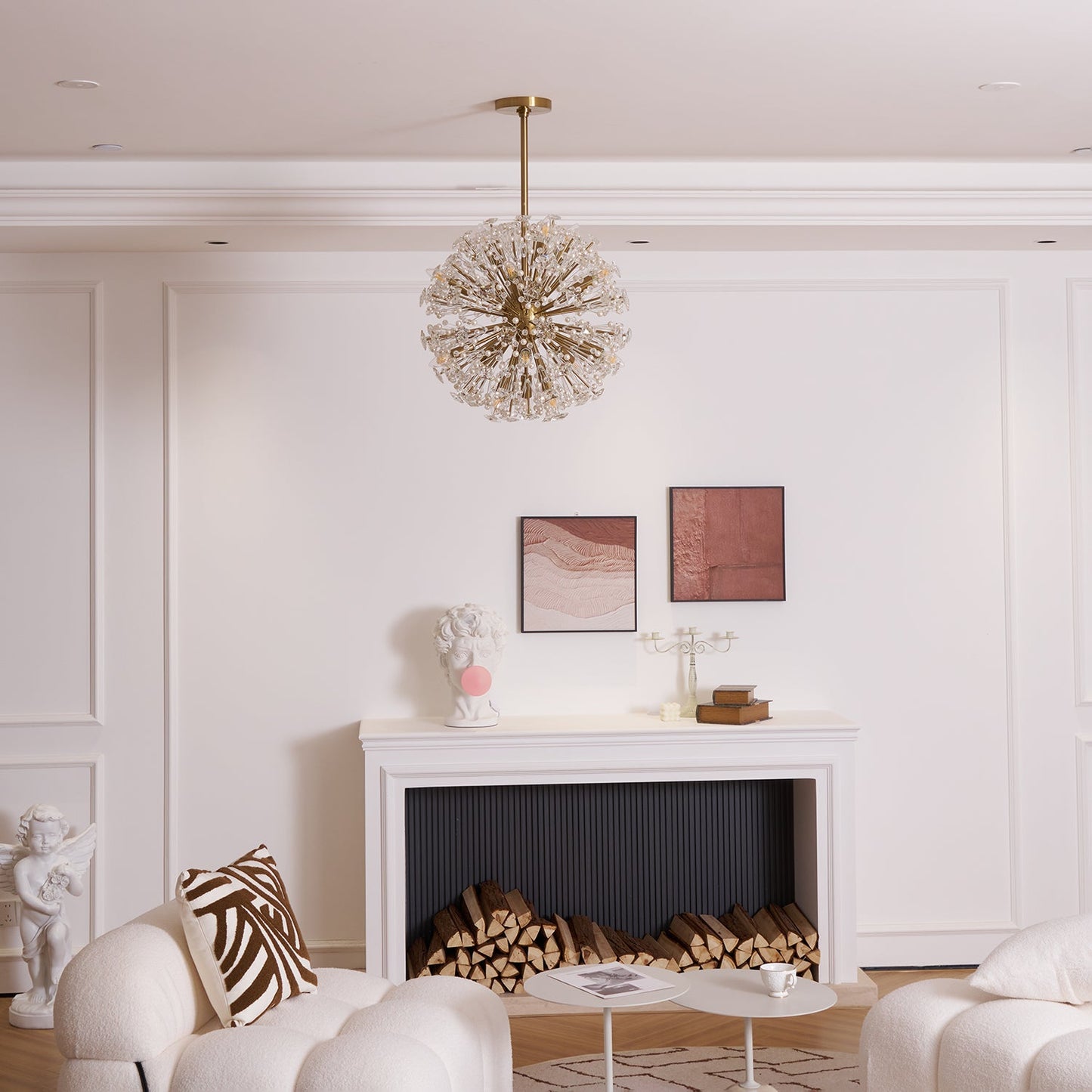 Dickinson Chandelier | Brass Frame | 13/17/21 Lights
