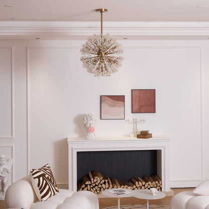 Dickinson Chandelier | Brass Frame | 13/17/21 Lights