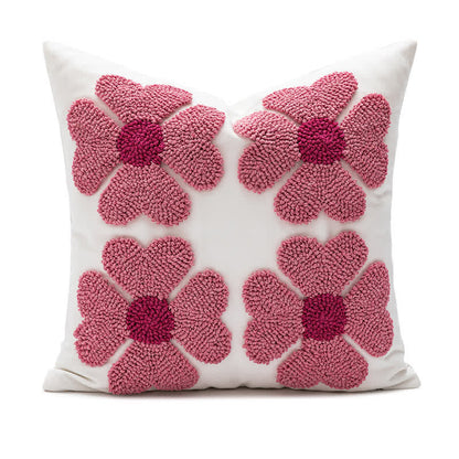 Valentine's Day Pillow Cover | Embroidered Polycotton | 18" x 18"