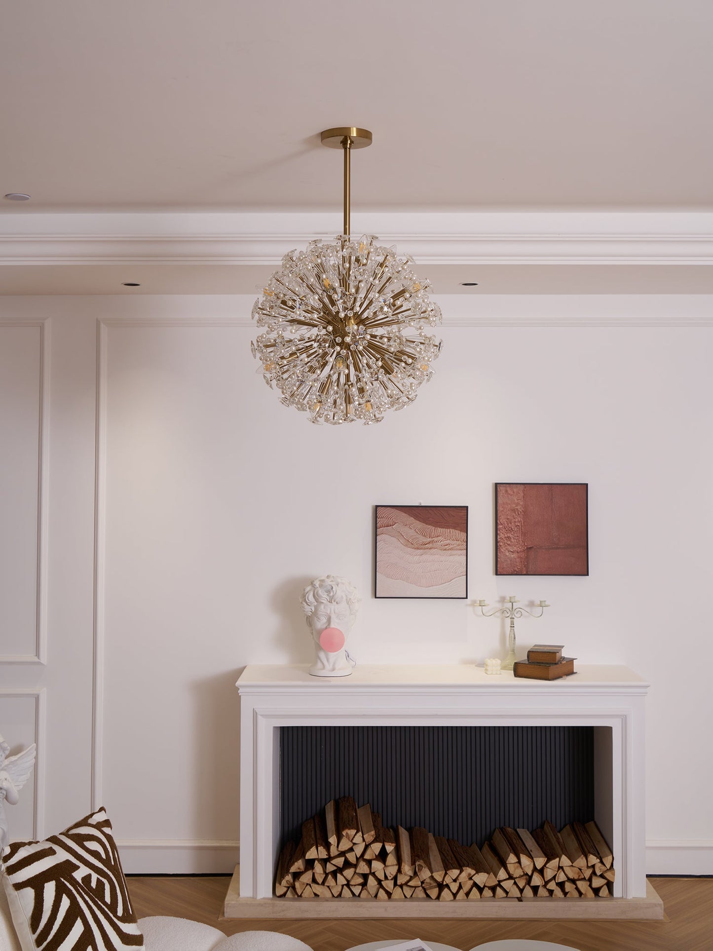 Dickinson Chandelier | Brass Frame | 13/17/21 Lights