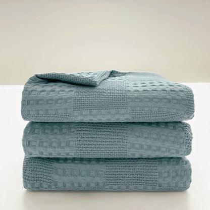 Pure Cotton Waffle Quilt | 100% Organic Cotton | Full/Queen Size