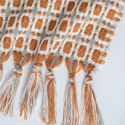Sofa Blanket | Breathable Acrylic Fiber | Elegant Tassels