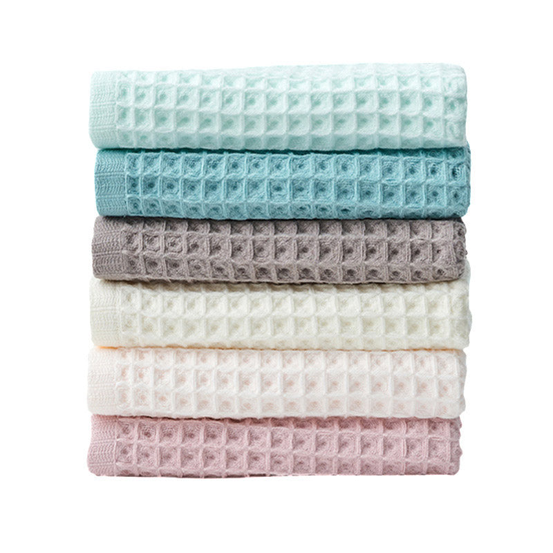 Cotton Waffle Weave Towels | Eco-Friendly & Super Absorbent | Set of 3