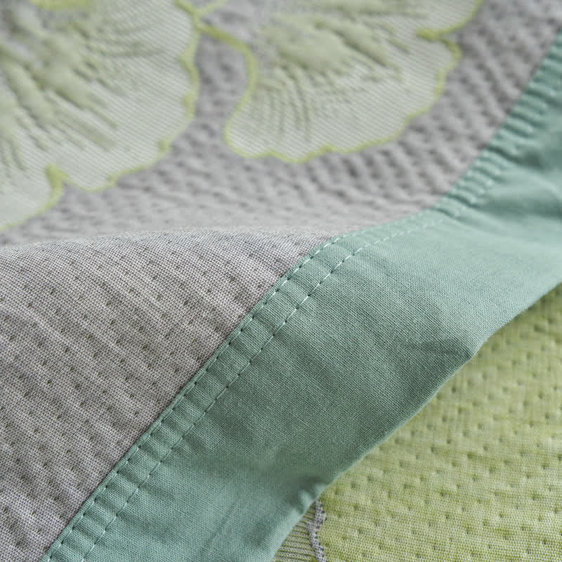 Ginkgo Leaf Quilt | 100% Organic Cotton | Full, Queen, King Sizes