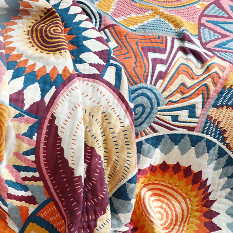 Nordic Throw Blanket | Reversible Cotton | Multiple Sizes