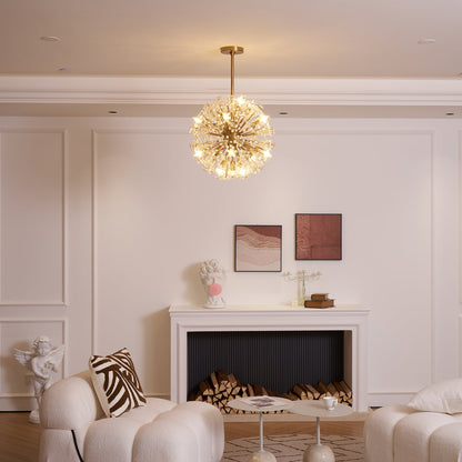 Dickinson Chandelier | Brass Frame | 13/17/21 Lights