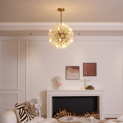 Dickinson Chandelier | Brass Frame | 13/17/21 Lights