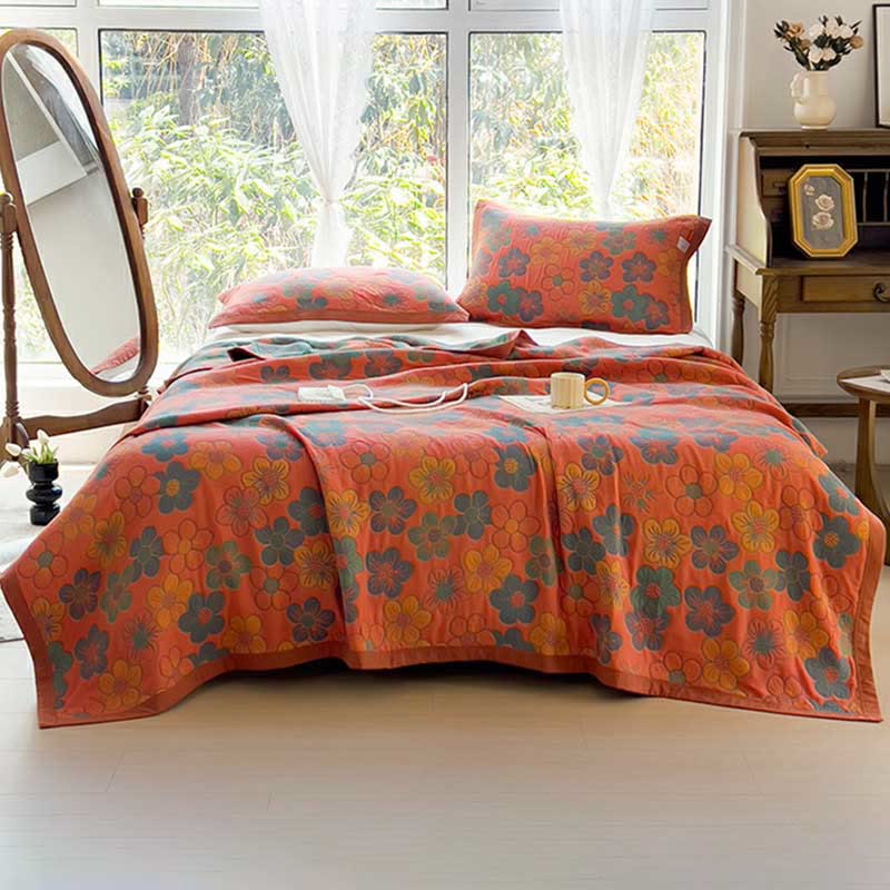 Jacquard Quilt | 100% Combed Cotton | Reversible | Full/Queen/King Sizes