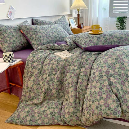 Floral Bedding Set | 100% Organic Cotton | Queen Size