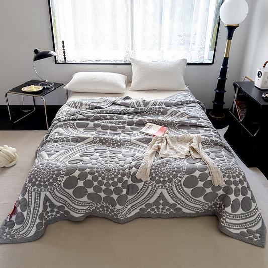 Pure Cotton Reversible Quilt | 100% Organic Cotton | Full/Queen Size