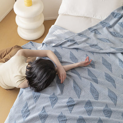 Summer Quilt | Pure Cotton | Zigzag Print | Full/Queen Size