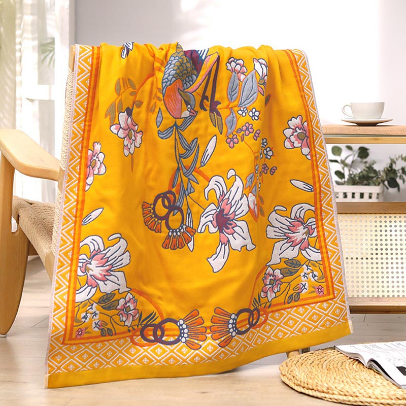 Cotton Bath Towel | Reversible Design | 80cm x 160cm