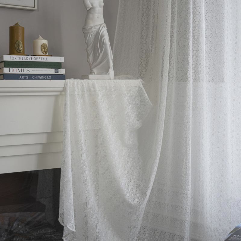 Jacquard Flower Curtain | Polyester | 1 Piece