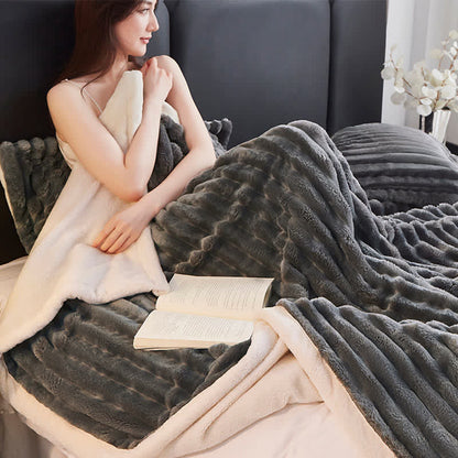 Soft Lightweight Throw Blanket | Double Velvet Polyester | Available in Multiple Colors