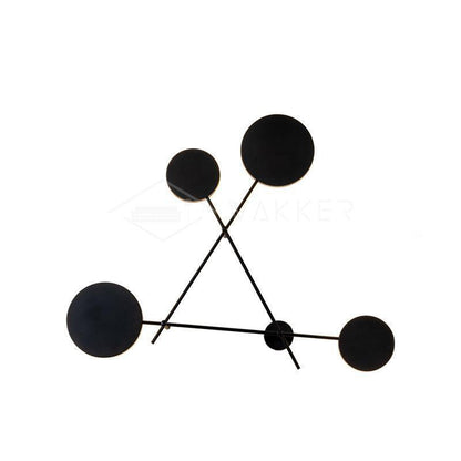 Lride Wall Lamp | Metal, Iron, Acrylic | Black, Gray + Black