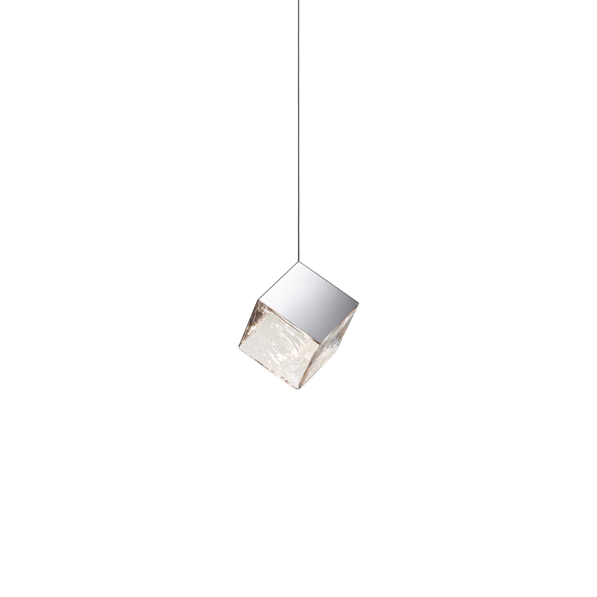 Square Art Glass Chandelier