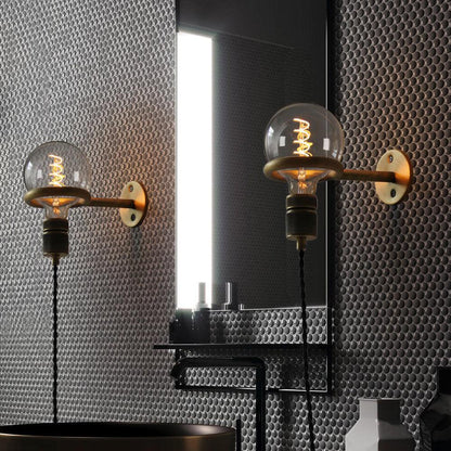 Loop Minimalist Wall Light | Metal & Glass | Copper