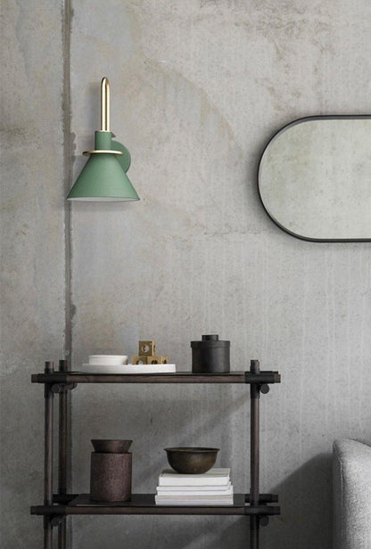 Nordic Metal Wall Sconce | Iron | Black, Pink, White, Green, Grey, Yellow