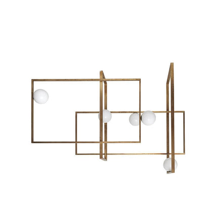 Mondrian Ceiling Light | Murano Glass | White