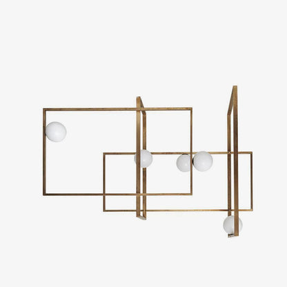 Mondrian Ceiling Light | Murano Glass | White