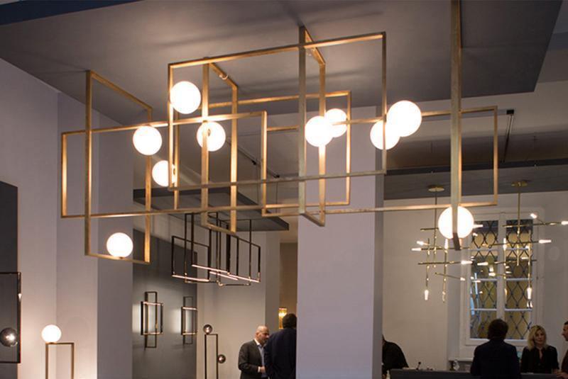 Mondrian Ceiling Light | Murano Glass | White