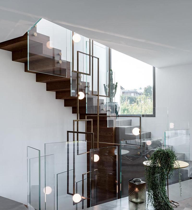 Mondrian Ceiling Light | Murano Glass | White