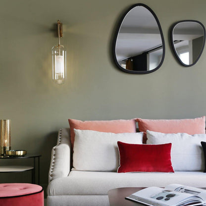 Vadim Wall Lamp | Metal & Glass | Black, Copper, Gold Finish