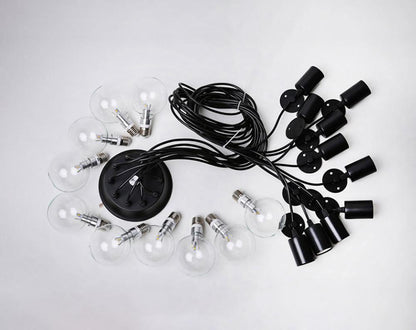 Spider Ceiling Chandelier | Metal | Adjustable Height, 5-15 Heads