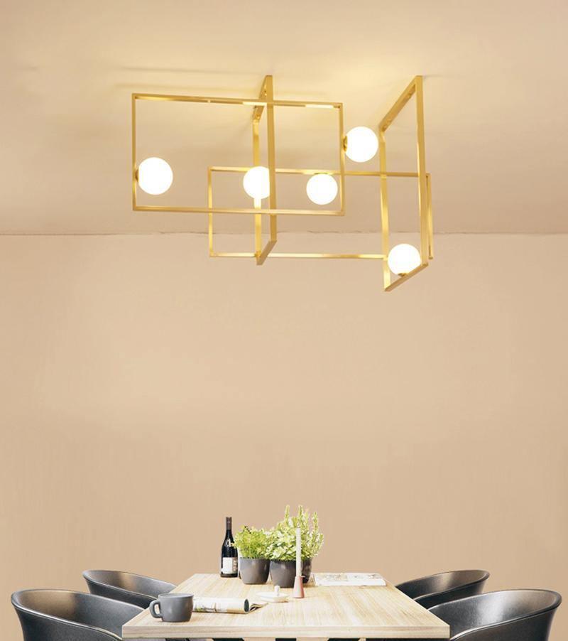 Mondrian Ceiling Light | Murano Glass | White