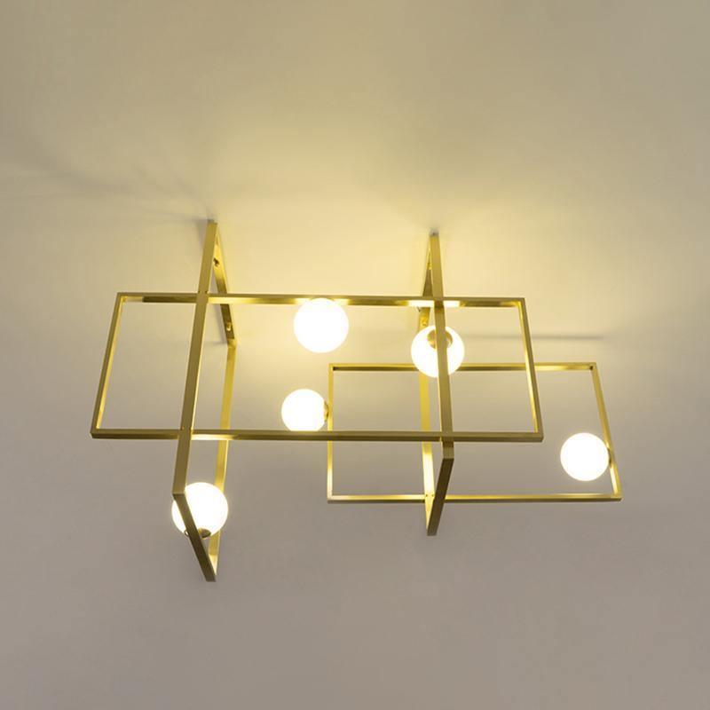 Mondrian Ceiling Light | Murano Glass | White