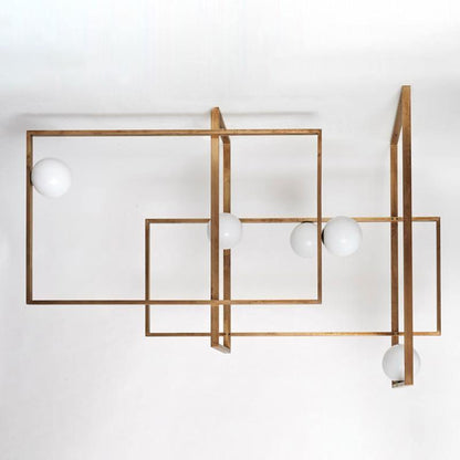 Mondrian Ceiling Light | Murano Glass | White
