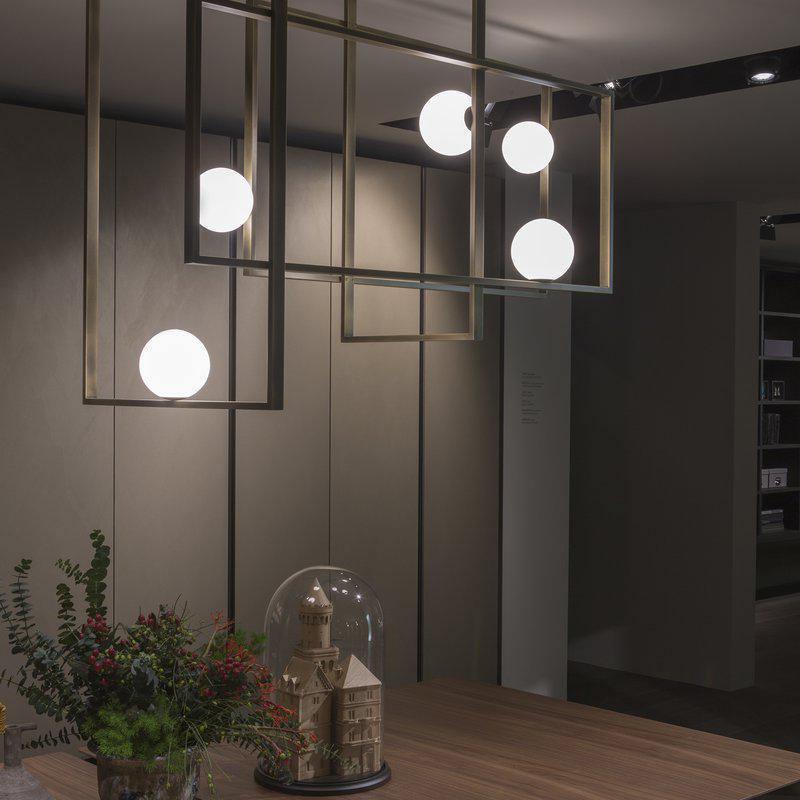 Mondrian Ceiling Light | Murano Glass | White