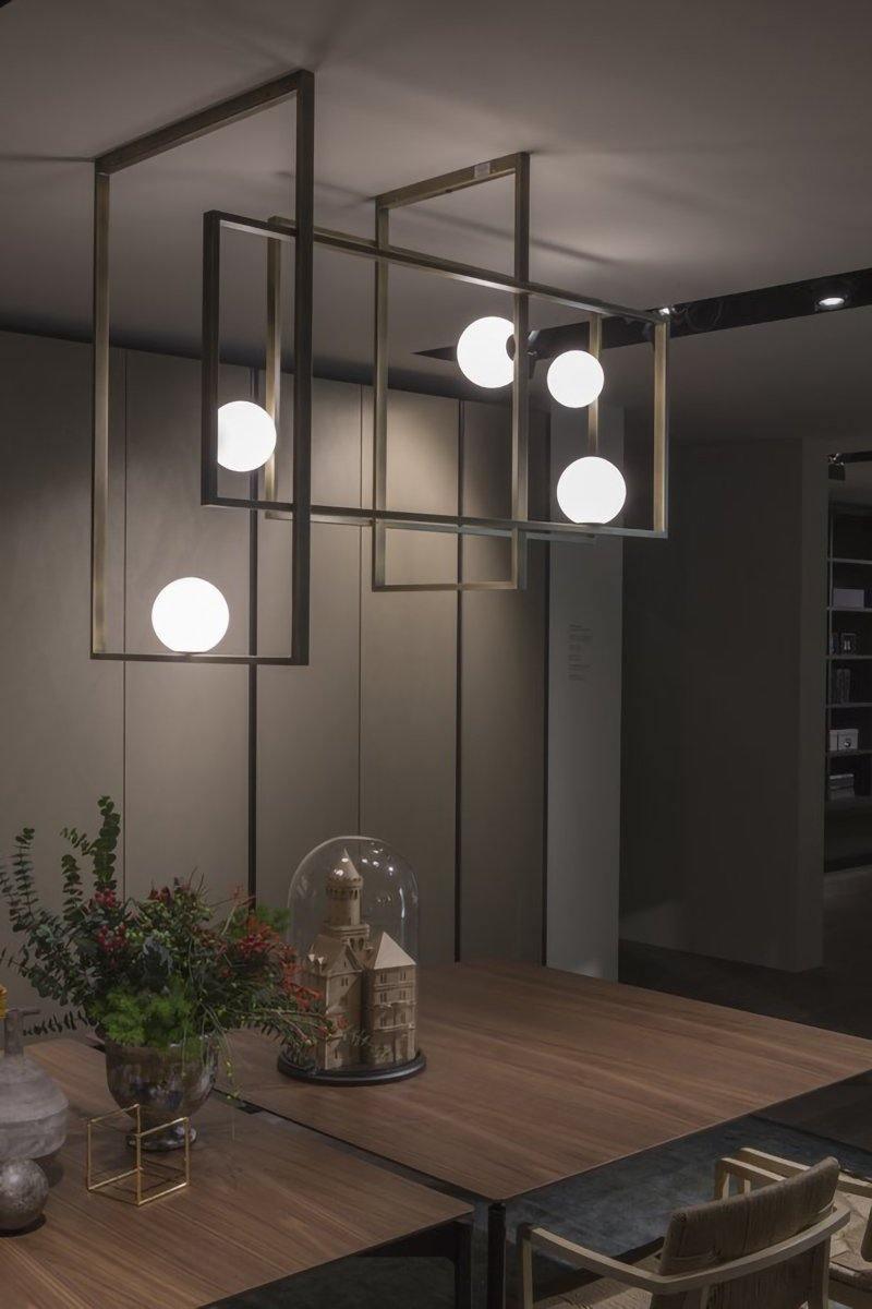 Mondrian Ceiling Light | Murano Glass | White