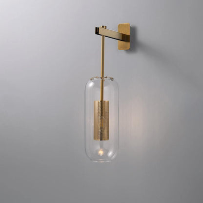 Vadim Wall Lamp | Metal & Glass | Black, Copper, Gold Finish