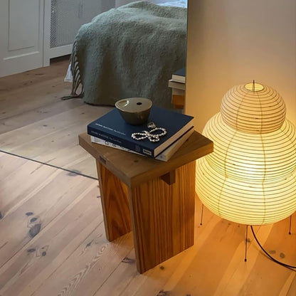 Akari Paper Table Lamp | Mulberry Rice Paper & Metal | 26cm, 30cm, 40cm Sizes
