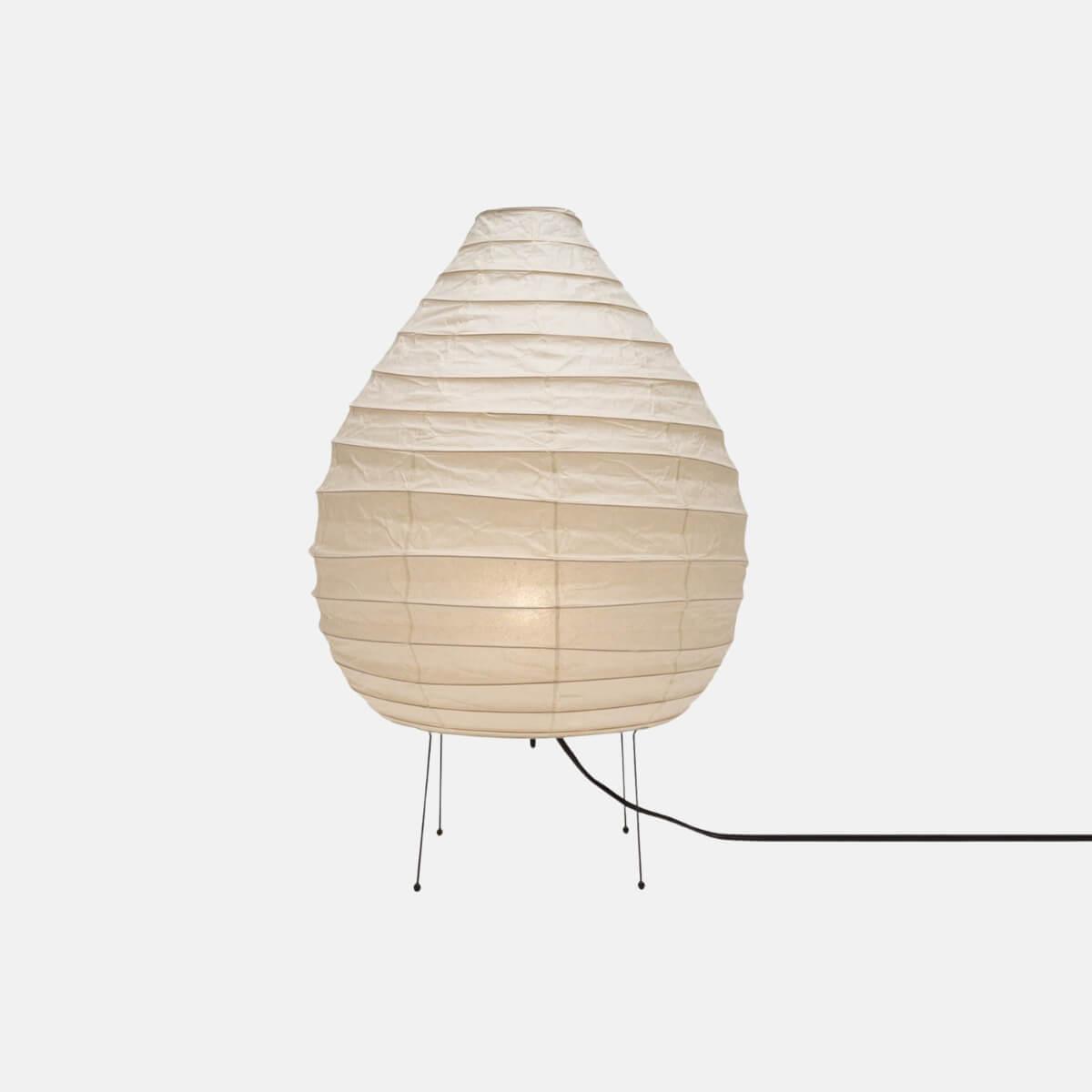 Rice Paper Lantern Table Lamp | Premium Rice Paper & Metal | 42cm Diameter