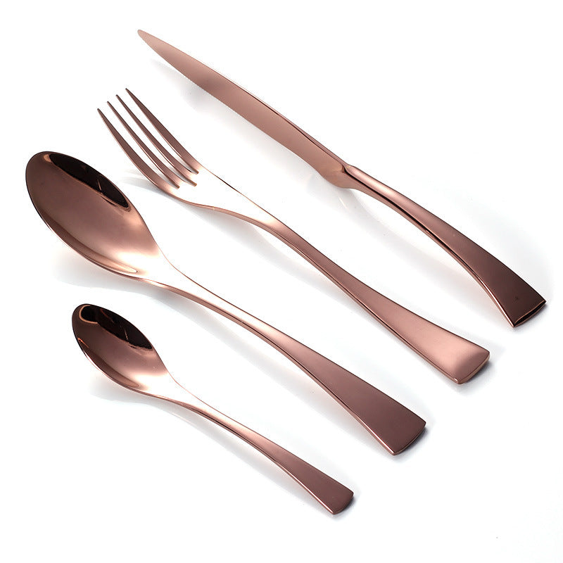 Kaya Rose Gold Cutlery Set