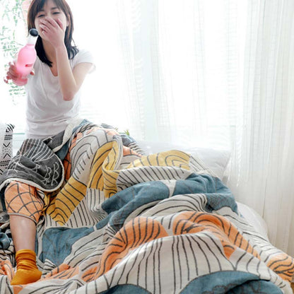 Cotton Quilt | Shell Print | Reversible Design | Full/Queen Size