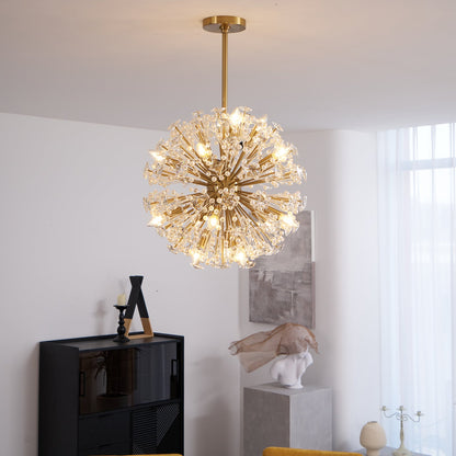 Dickinson Chandelier | Brass Frame | 13/17/21 Lights
