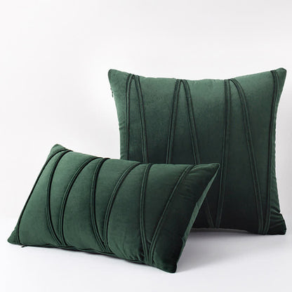Stripe Pattern Decorative Pillowcase | Premium Soft Velvet | Available in Multiple Sizes