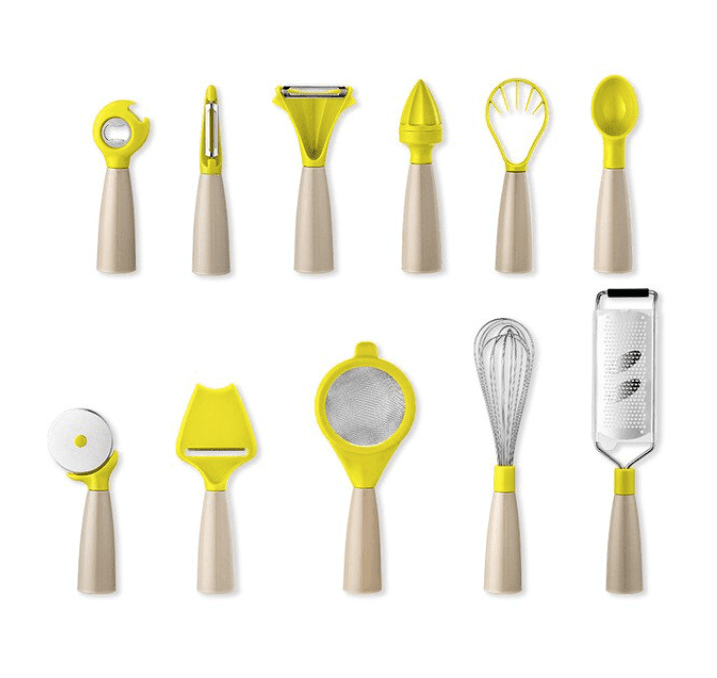 Kitchen Gadget Set | Stainless Steel | 12 Pcs Olive Green