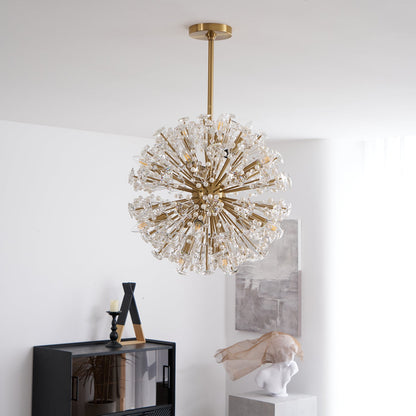 Dickinson Chandelier | Brass Frame | 13/17/21 Lights