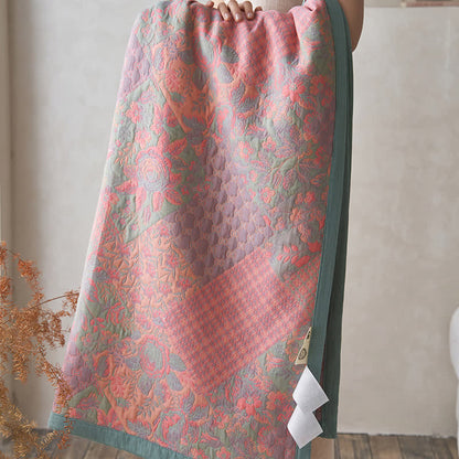 Cotton Gauze Quilt | 100% Organic Cotton | Floral Design, Multiple Sizes
