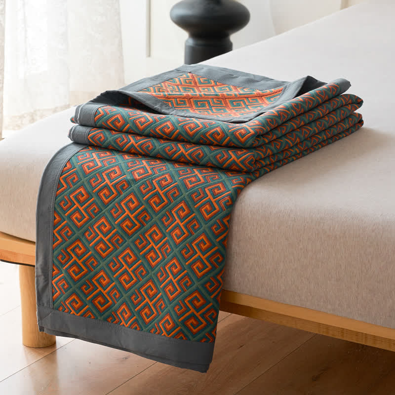 Vintage Cotton Quilt | Three Layers Gauze | Full/Queen/King Sizes