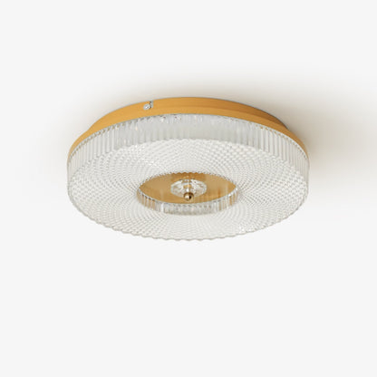 Ayla LED Flush Mount Ceiling Light | Metal & Acrylic | 40cm or 50cm Diameter
